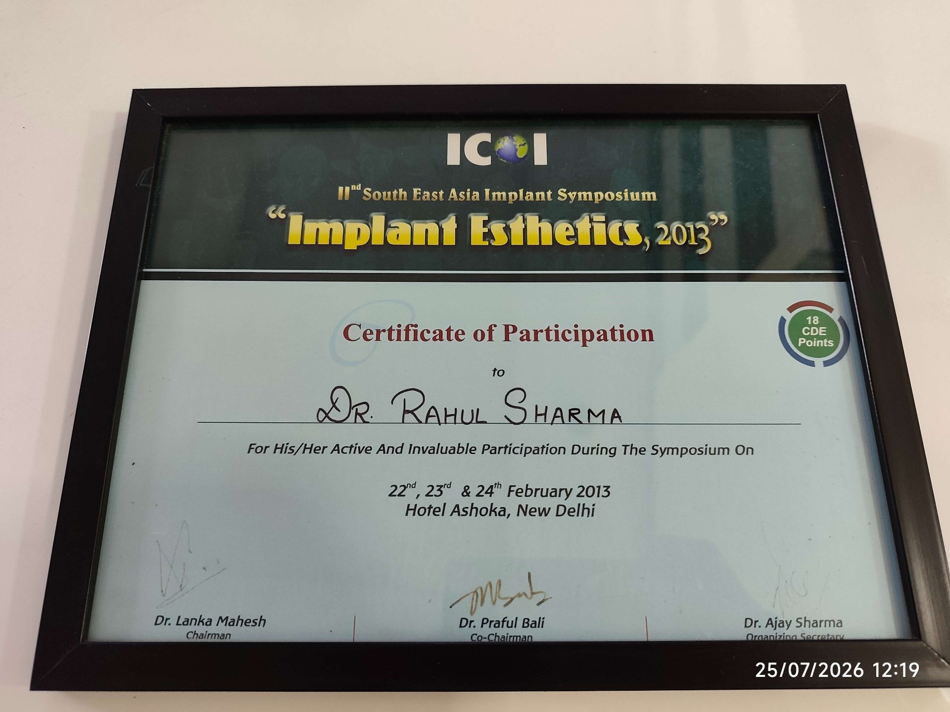 ICOI Implant Esthetics 2013